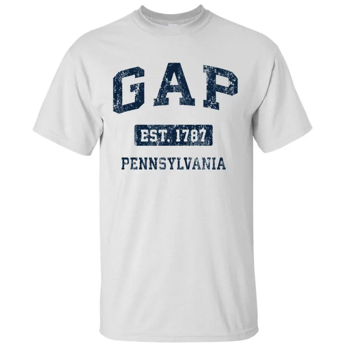 Gap Pennsylvania PA Vintage Athletic Sports Design Tall T-Shirt