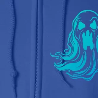 Ghost Poltergeist Paranormal Spooky Halloween Gift Full Zip Hoodie