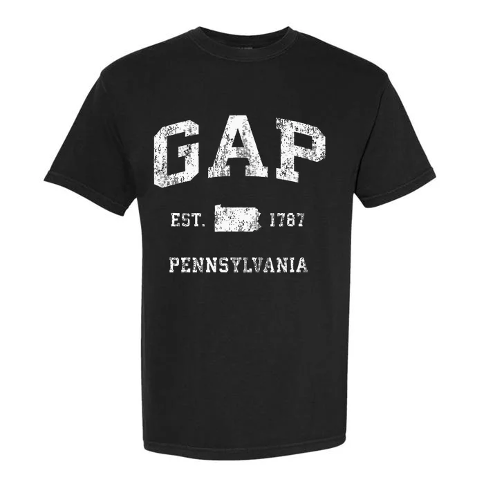 Gap Pennsylvania PA Vintage Athletic Sports Garment-Dyed Heavyweight T-Shirt