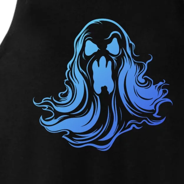 Ghost Poltergeist Paranormal Spooky Halloween Gift Ladies Tri-Blend Wicking Tank