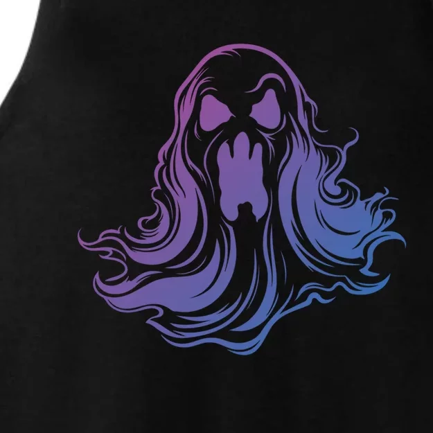 Ghost Poltergeist Paranormal Spooky Halloween Gift Ladies Tri-Blend Wicking Tank