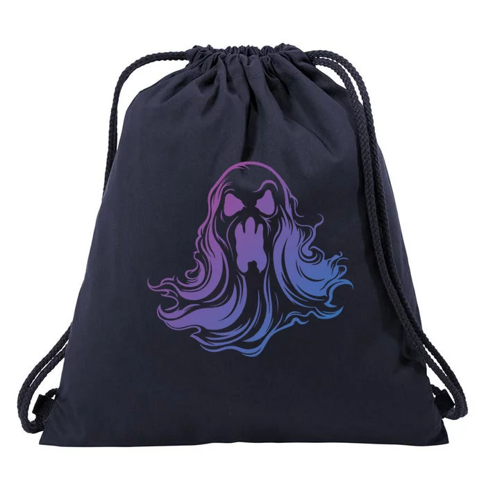 Ghost Poltergeist Paranormal Spooky Halloween Gift Drawstring Bag