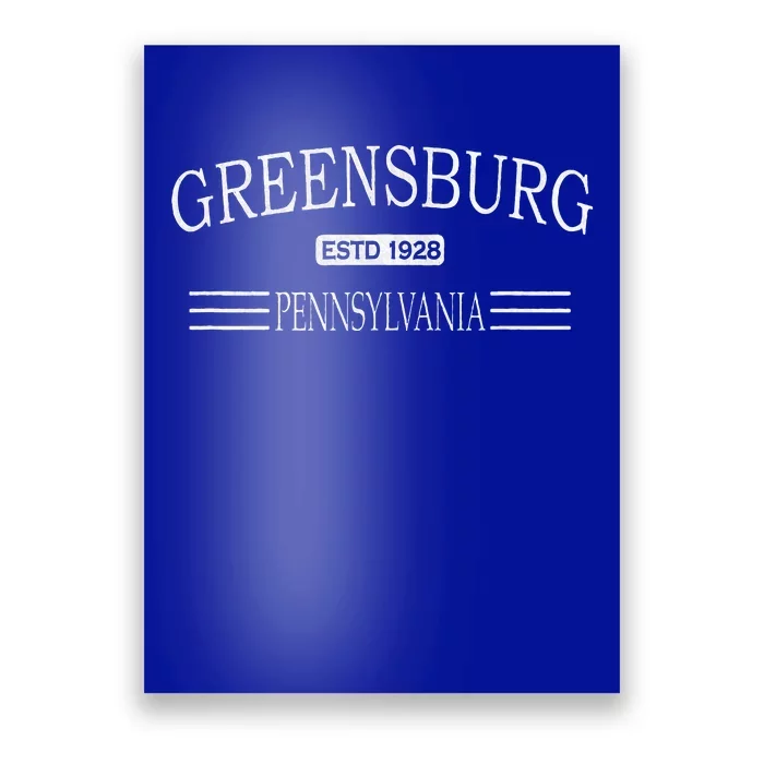 Greensburg Pennsylvania Pa Poster