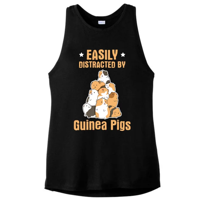 Guinea Pig Quote For A Guinea Lover Ladies Tri-Blend Wicking Tank