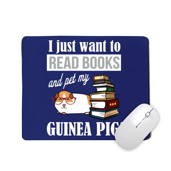 Guinea Pig Read Books Mousepad