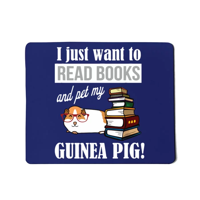 Guinea Pig Read Books Mousepad