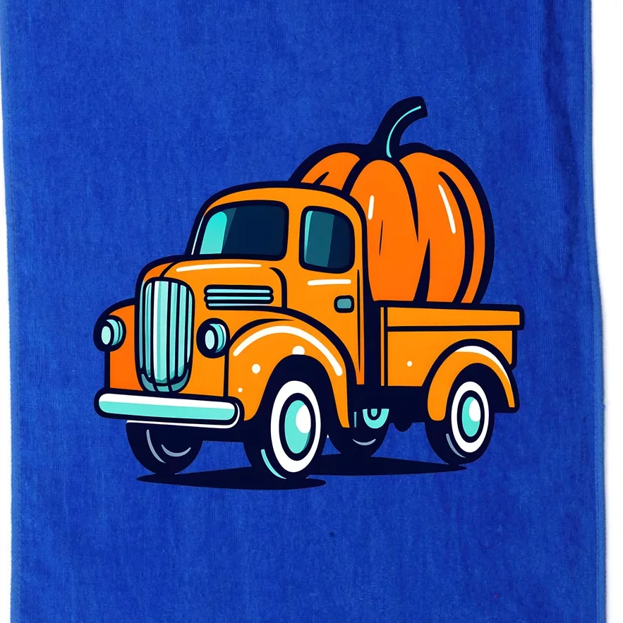 Ghost Pumpkin Riding Monster Truck Lazy Halloween Costu Gift Platinum Collection Golf Towel