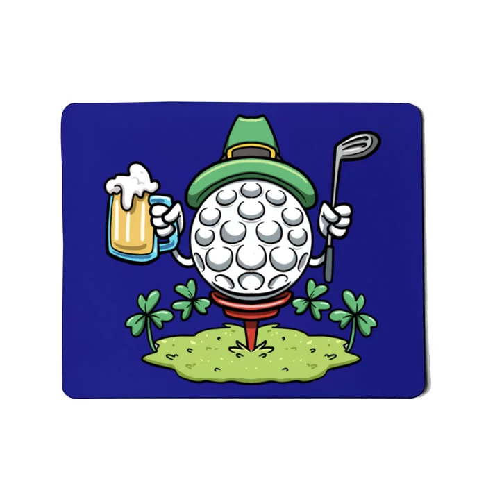 Golf Player Shamrock Golf St Patricks Day Golf Ball Gift Mousepad