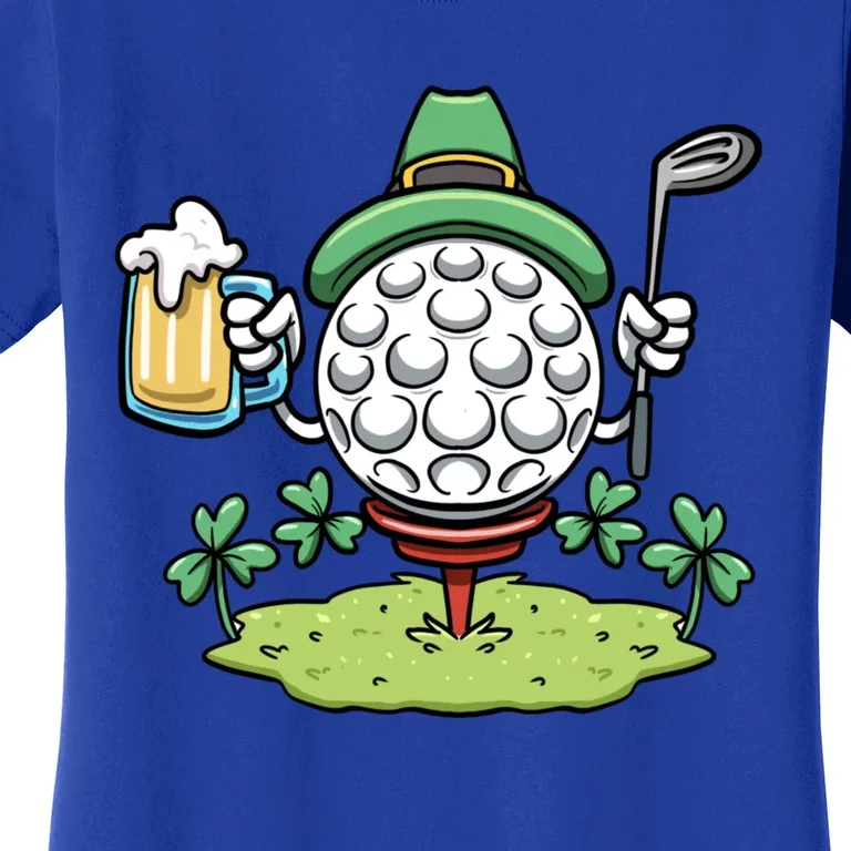 Golf Player Shamrock Golf St Patricks Day Golf Ball Gift Women's T-Shirt