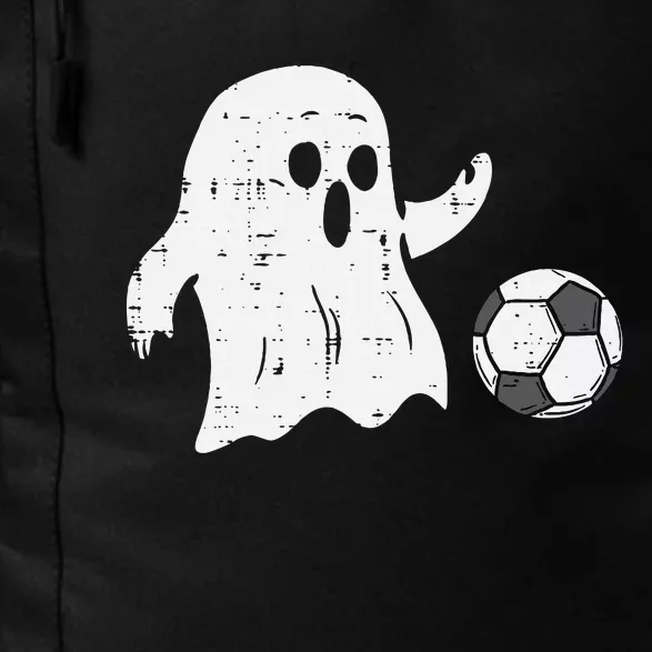 Ghost Playing Soccer Funny Football Halloween Costume Sports Daily Commute Backpack