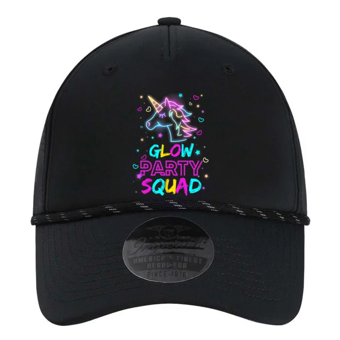 Glow Party Squad Unicorn 80s Retro Costume Birthday Squad Performance The Dyno Cap