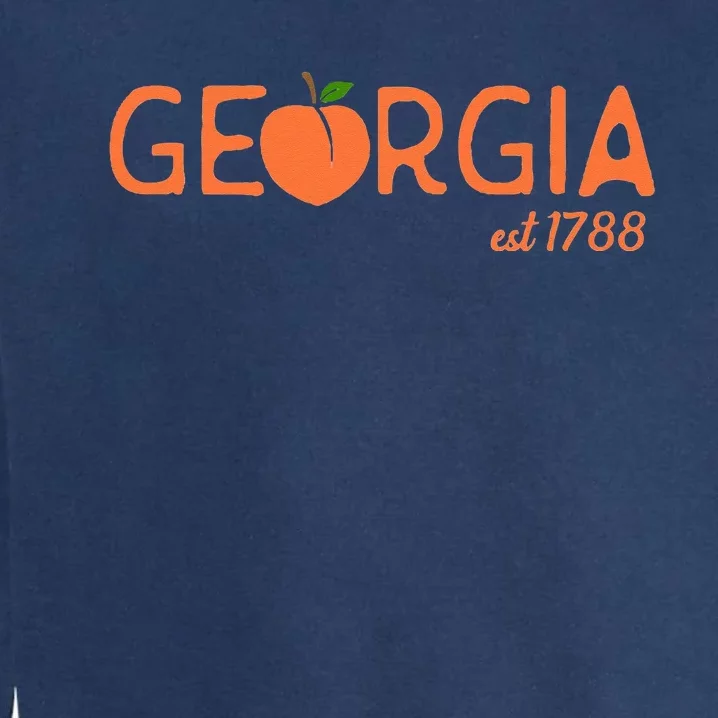 Georgia Peach State est. 1788 Garment-Dyed Sweatshirt