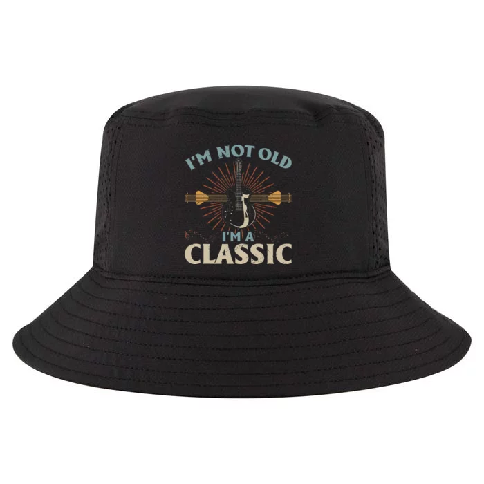 Guitar Player Saying I'm Not Old I'm A Classic Cool Comfort Performance Bucket Hat