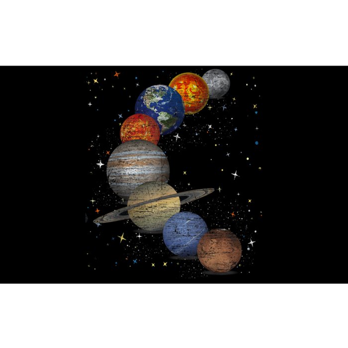 Galaxy Planets Sun Universe Outer Space Science Bumper Sticker