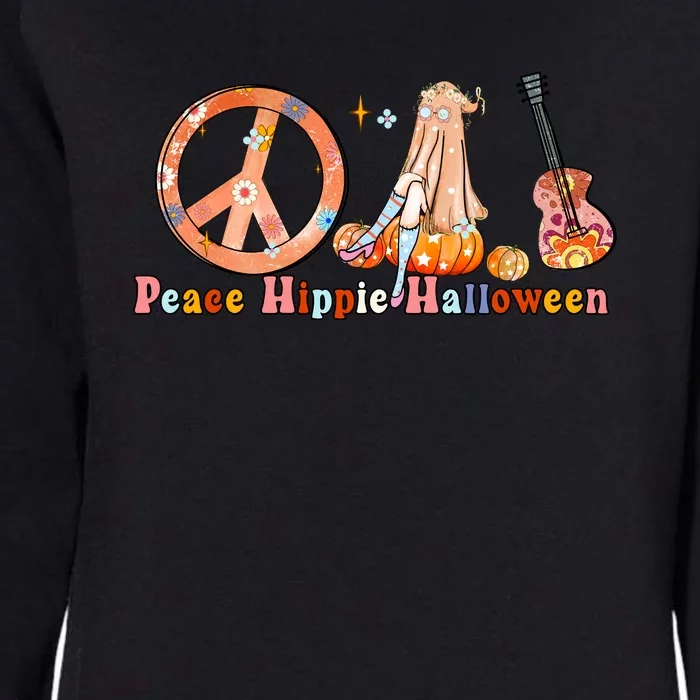 Groovy PEACE SIGN LOVE 60s 70s Hippie Vibes Halloween Girls Gift Womens California Wash Sweatshirt