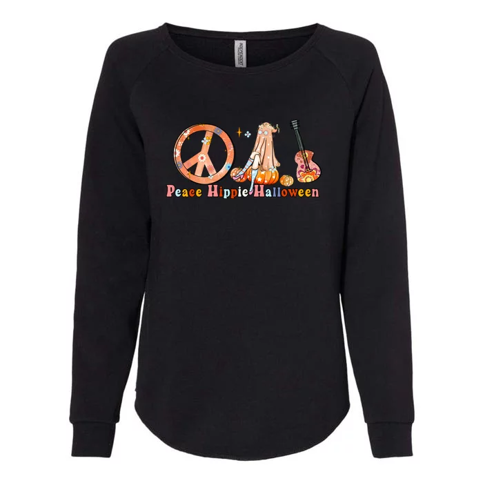 Groovy PEACE SIGN LOVE 60s 70s Hippie Vibes Halloween Girls Gift Womens California Wash Sweatshirt