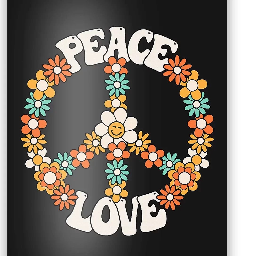 Groovy Peace Sign Love Costume for 60s 70s Theme Party Poster