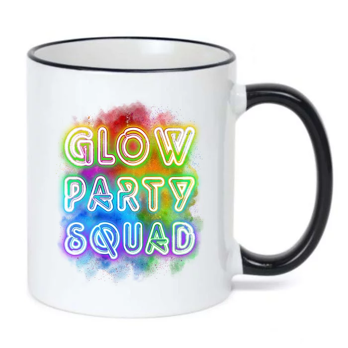 Glow Party Squad Black Color Changing Mug