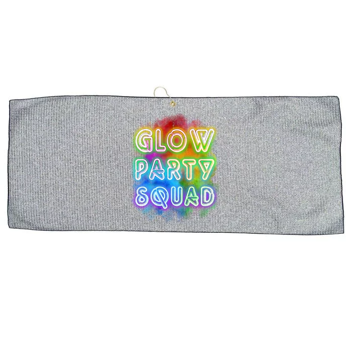 Glow Party Squad Large Microfiber Waffle Golf Towel