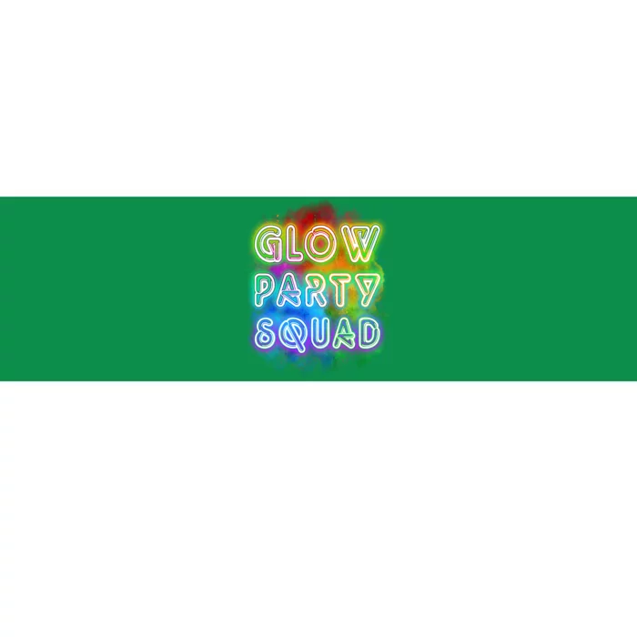 Glow Party Squad Bumper Sticker