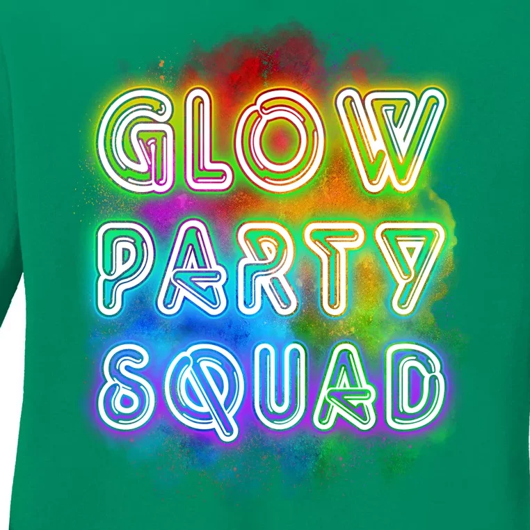 Glow Party Squad Ladies Long Sleeve Shirt