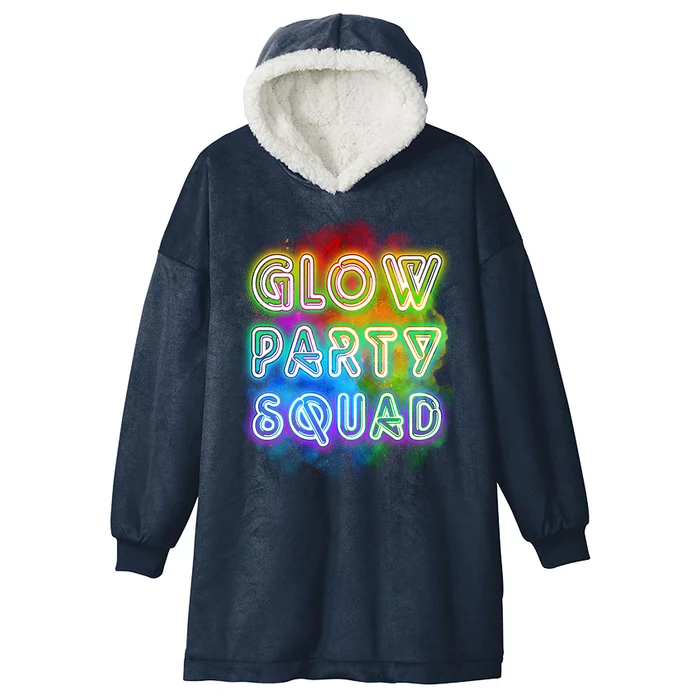 Glow Party Squad Hooded Wearable Blanket