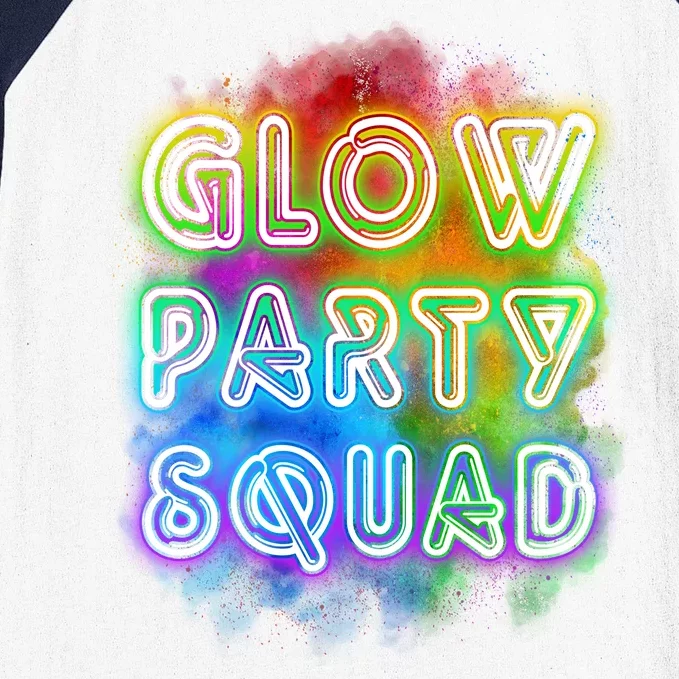 Glow Party Squad Baseball Sleeve Shirt