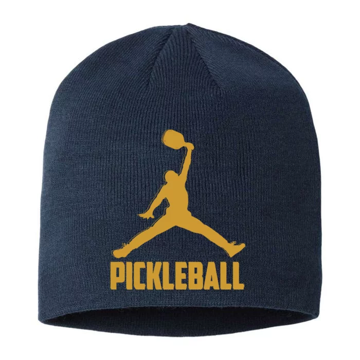 Gold Pickleball Sports Logo 8 1/2in Sustainable Knit Beanie