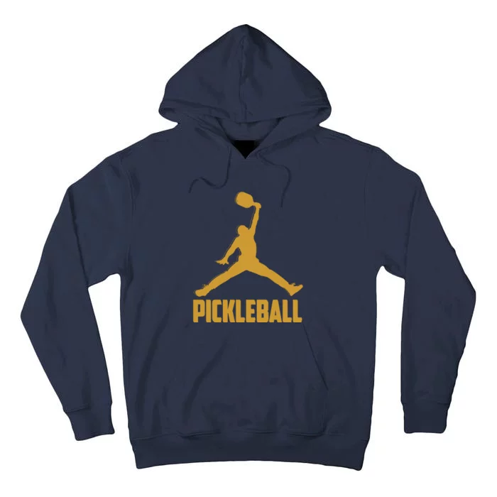 Gold Pickleball Sports Logo Tall Hoodie