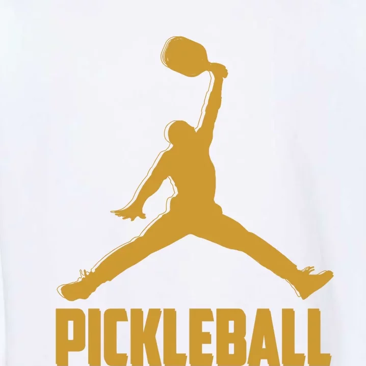 Gold Pickleball Sports Logo Garment-Dyed Sweatshirt