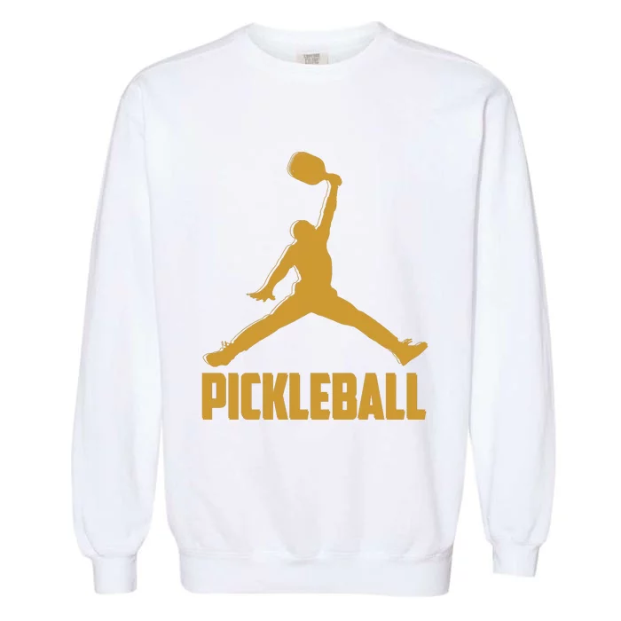 Gold Pickleball Sports Logo Garment-Dyed Sweatshirt