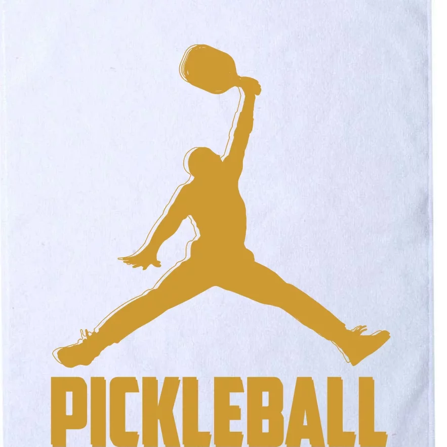 Gold Pickleball Sports Logo Platinum Collection Golf Towel