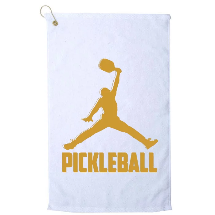 Gold Pickleball Sports Logo Platinum Collection Golf Towel