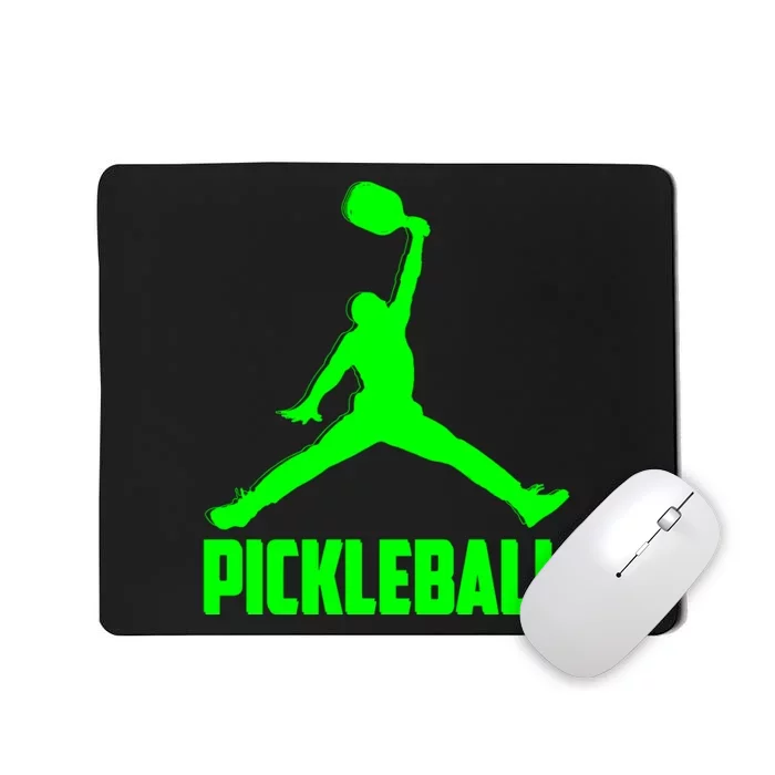 Green Pickleball Sports Logo Mousepad