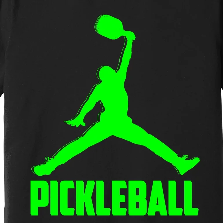 Green Pickleball Sports Logo Premium T-Shirt