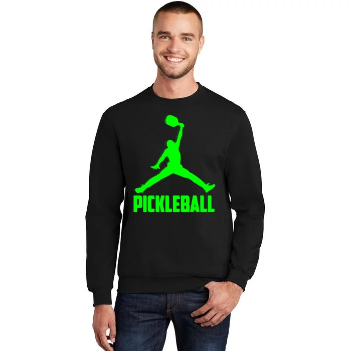 Green Pickleball Sports Logo Tall Sweatshirt