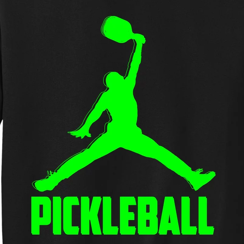 Green Pickleball Sports Logo Tall Sweatshirt