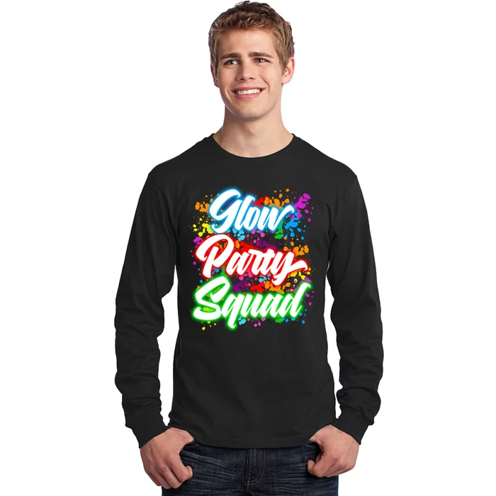 Glow Party Squad Neon Long Sleeve Shirt