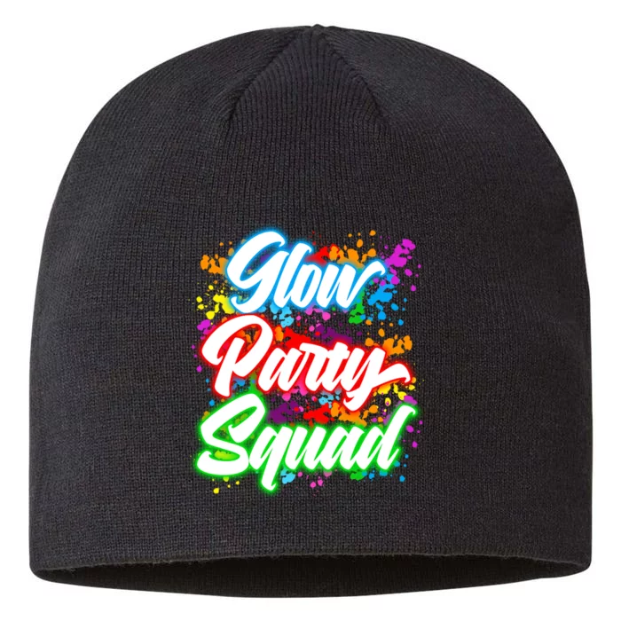 Glow Party Squad Neon 8 1/2in Sustainable Knit Beanie