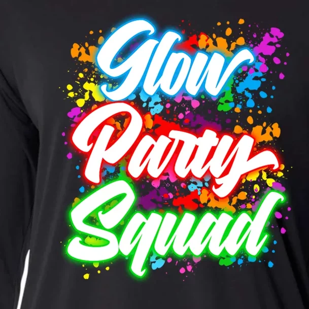 Glow Party Squad Neon Cooling Performance Long Sleeve Crew