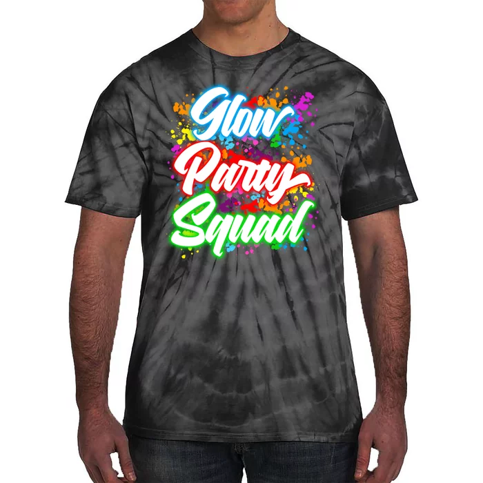 Glow Party Squad Neon Tie-Dye T-Shirt