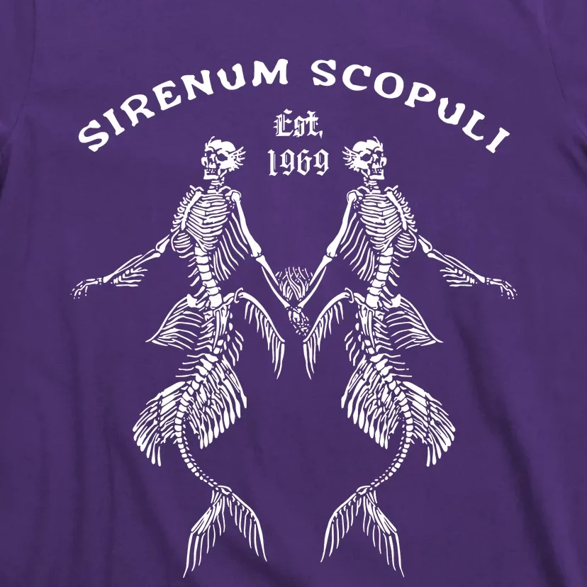 Goth Punk Siren Mermaid Skeleton Sirenum Scopuli Skull T-Shirt