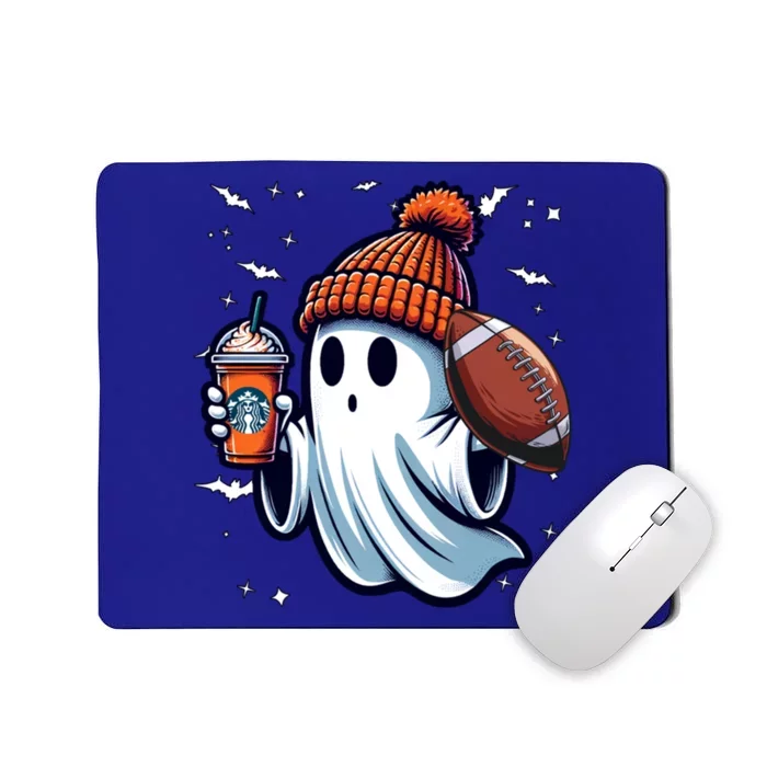 Ghost Pumpkin S Beanie Fall Football Lovers Halloween Gift Mousepad