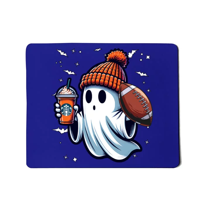 Ghost Pumpkin S Beanie Fall Football Lovers Halloween Gift Mousepad