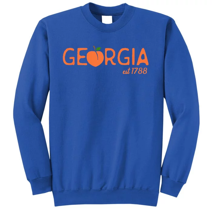 Georgia Peach State Est. 1788 Tall Sweatshirt