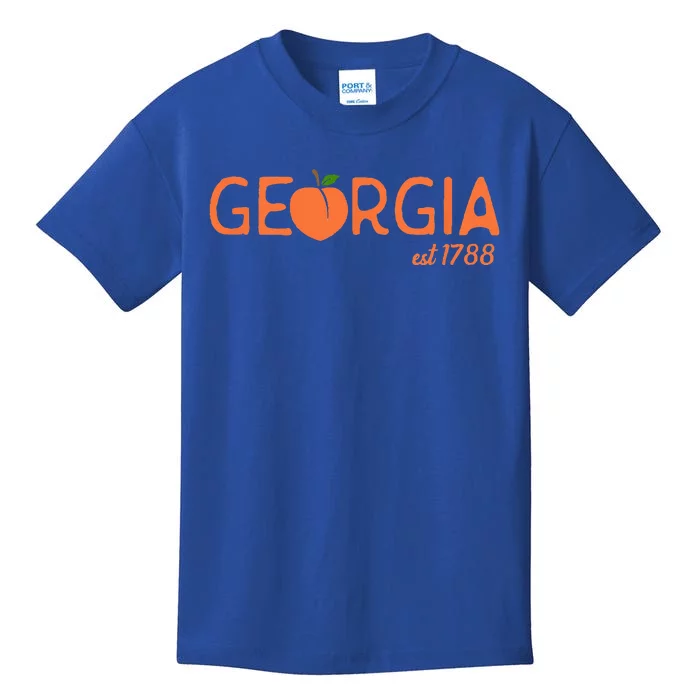 Georgia Peach State Est. 1788 Kids T-Shirt