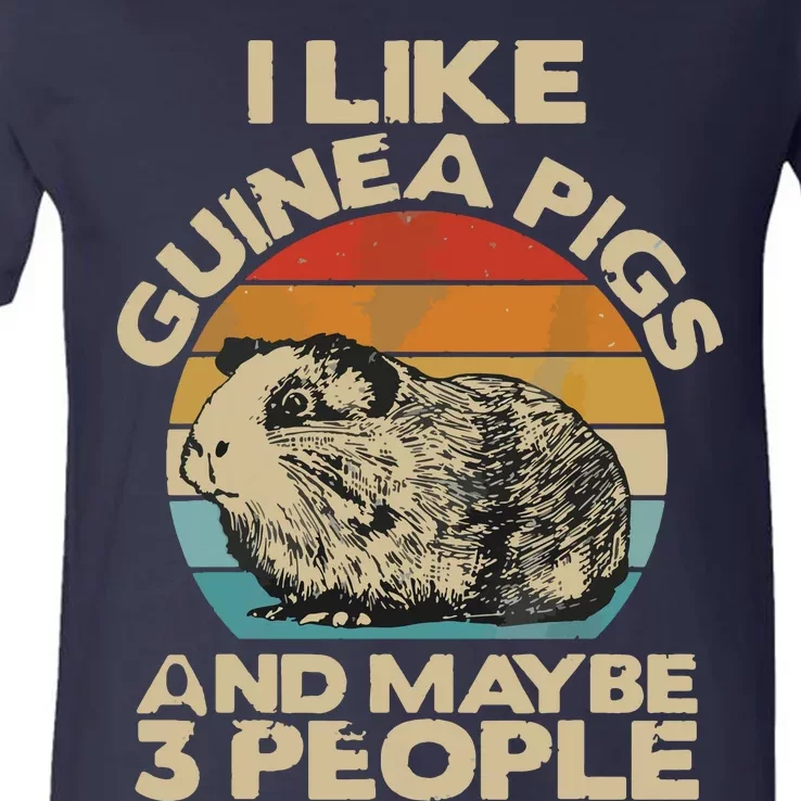 Guinea Pig Shirts Guinea Pig Lover Tee Funny Guinea Pig V-Neck T-Shirt