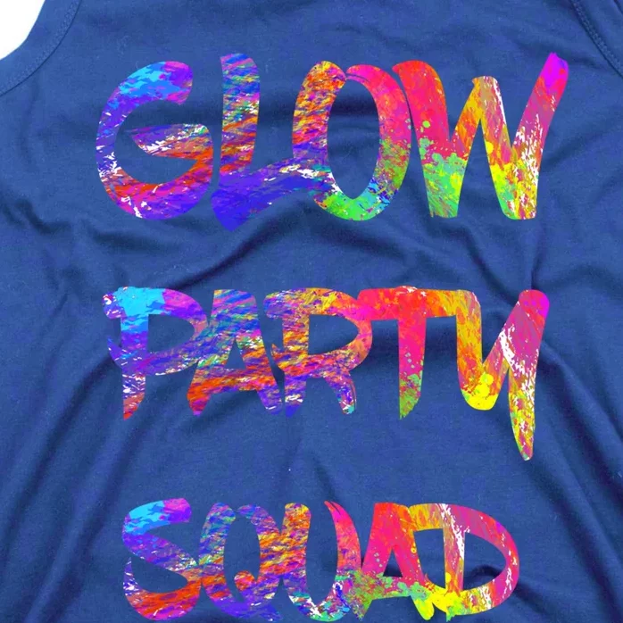 Glow Party Squad 80s Retro Party Group Dance Party Team Gift Tank Top