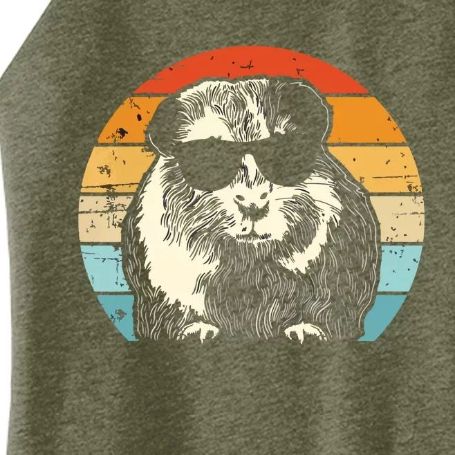 Guinea Pig Shirts Guinea Pig Lover Tee Retro Guinea Pig Women’s Perfect Tri Rocker Tank