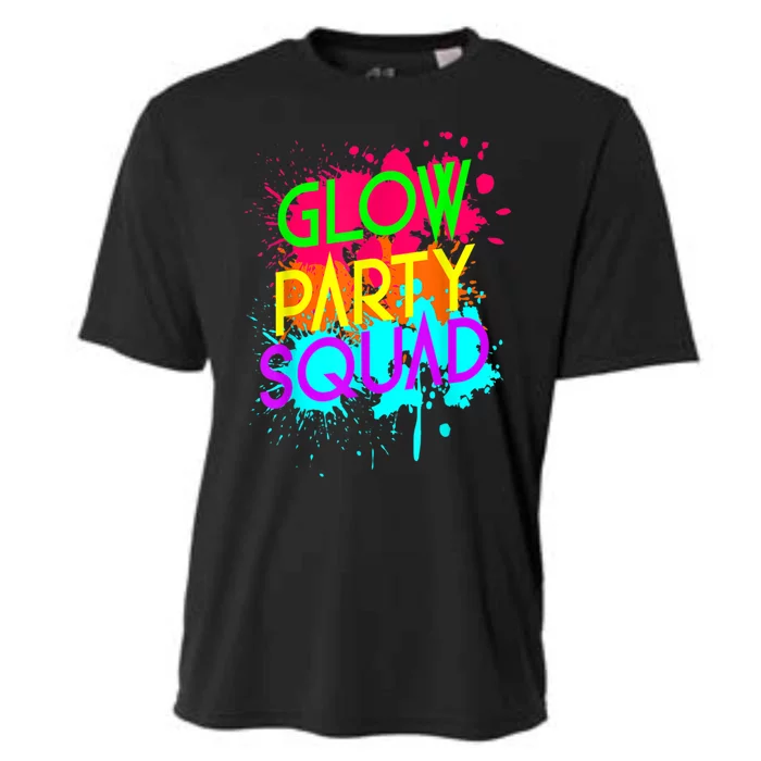 Glow Party Squad Funny Halloween Group Gift Cooling Performance Crew T-Shirt